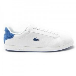 LACOSTE WOMENS LEATHER GRADUATE TRAINER