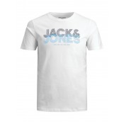 JACK & JONES MENS LOGO T-SHIRT WHITE